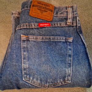 Wrangler Regular Fit Blue Jeans Classic Denim